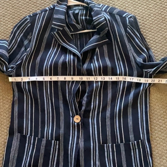 Ellen Tracy Linen Blazer NWT Size M - Picture 7 of 7